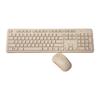 Set Combo Tastatură și Mouse Wireless CHERRY DW2300, Tastatură și Mouse Ergonomice Portabile Full-Size Silențioase, Bej