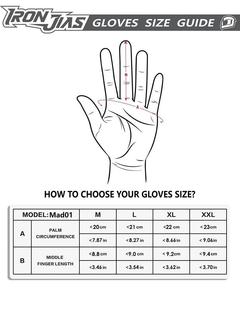 Rękawice rowerowe Iron Jia, Rękawice motocyklowe, Kompatybilne ze smartfonem, Kompatybilne z ekranem dotykowym, Antypoślizgowe, na lato, Antywibracyjne, Oddychające, Trwałe