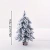 Tabletop Christmas Tree Includes Small White Wood Base for Table Desk Farmhouse Porch Christmas Decoration