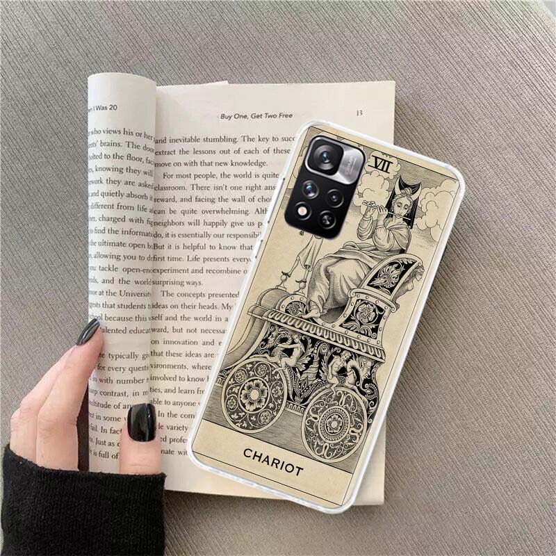 Fool Tarot Card Meanings Phone Case For Xiaomi Redmi Note 14 Pro 12 Plus 12S 10 11 Pro 4G 5G 9T 9S 8T 10S 11T 11S 11E 9 8 Coque