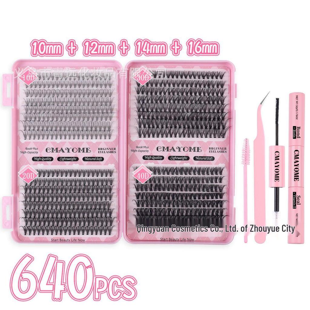 Set Extensii Gene False Natural D Curl 8-18mm - Gene Tip Cluster Segmentat DIY