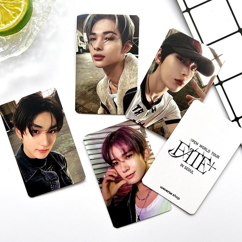 ENHYPEN Set di 7 Fotocard Membro Gruppo Kpop Maschile Concept Selfie Carte Lomo Collezione Supporto Fan Cartoline Regalo Merchandising Decorativo Accessorio