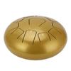12in Tongue Drum Golden Ethereal Healing Drums Tank Drumset Percussion Instrument