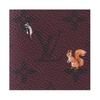 LOUIS VUITTON Monogram Forest Coated Canvas Passport Holder Men's Burgundy M27099