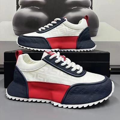 Specially Designed for Temu Cross-border Dropshipping Extra Large All Inclusive Sole Casual Shoes Summer Mesh Thick Sole Sports Men's Shoes Dad Shoes