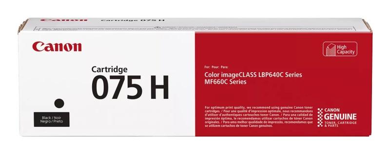 Canon CRG 075H BK (6369C002) Toner Cartridge, Black