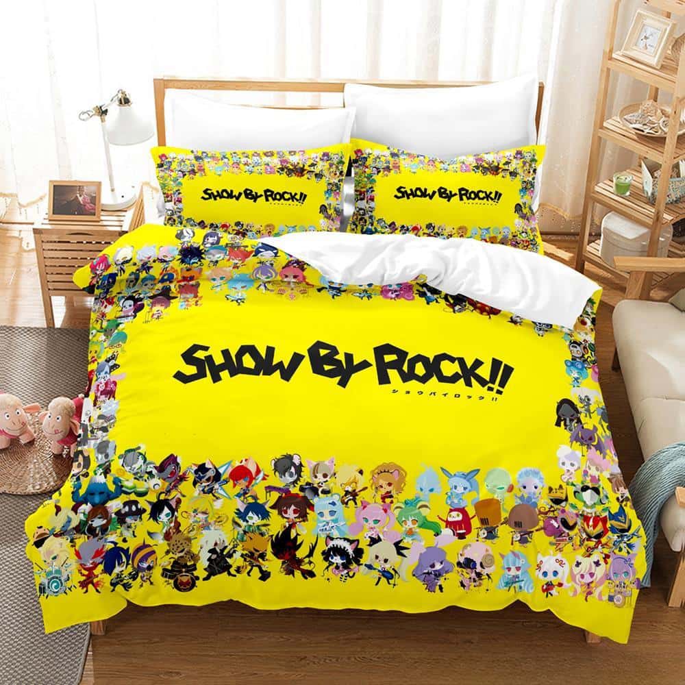 Fashion 3d Print Game Show By Rock! Bedding Set Cartoon Anime Three-piece Set Adult Kid Bedroom Duvet Cover Sets Home Textiles
