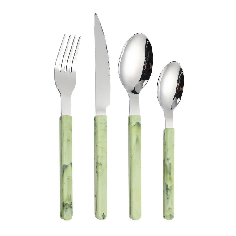 430 Stainless Steel Knife and Fork Set Dune Series Bistro Western Tableware Steak Knife and Fork Dessert Spoon and Fork