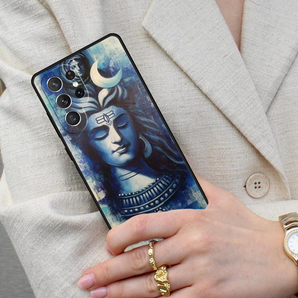 Lord Shiva Hindu God Buddha Cell Phone Case for Samsung Galaxy S26 Ultra S25 S24 S23 S22 S21 S20 Note10 Cover