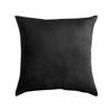 Decorative Pillowcase, Black, Velvet