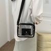 Unique Design Minimalist Shoulder Bag Trendy Street Style Pvc Crossbody Bag