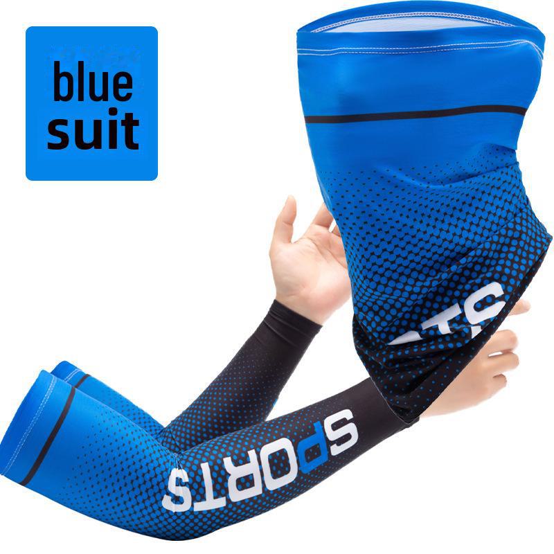 Ice Silk Gradient Sun Protection Sleeves for Men & Women - UV Protection for Outdoor Activities