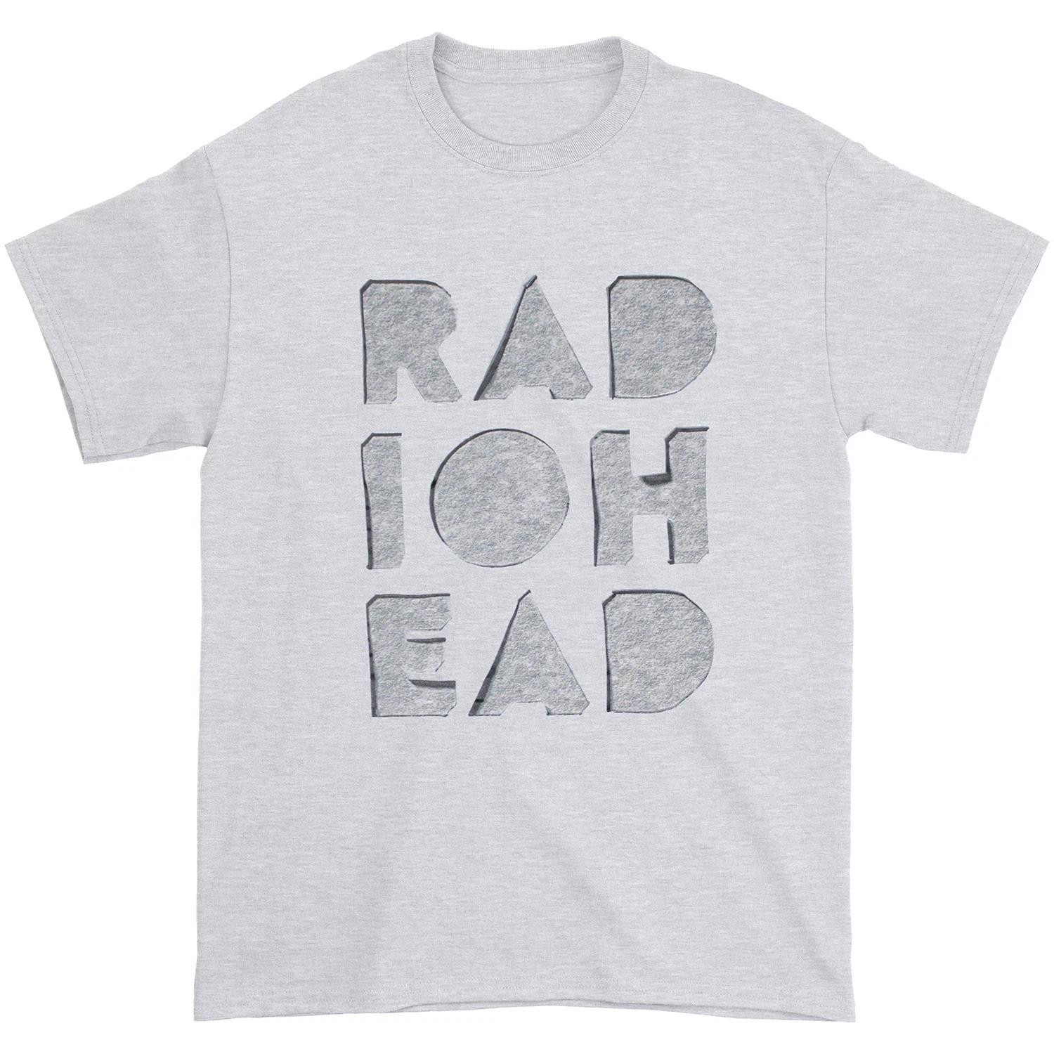 Men s Radiohead Note Pad (Cut-Out) (100% Organic Cotton) Slim Fit T-shirt XL