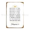 Phillipians Metal Sign Plaques Funny Personalized Plaques Wall Mural Garage Club Tin Sign Poster