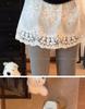 Korean High Waist Lace Mini Skirt - Women's Spring White Layered Design
