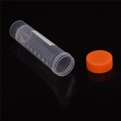10Pcs 50Ml πλαστικός σωλήνας φυγόκεντρου σωλήνας φιαλιδίου Lab Test Container with 4 bottom