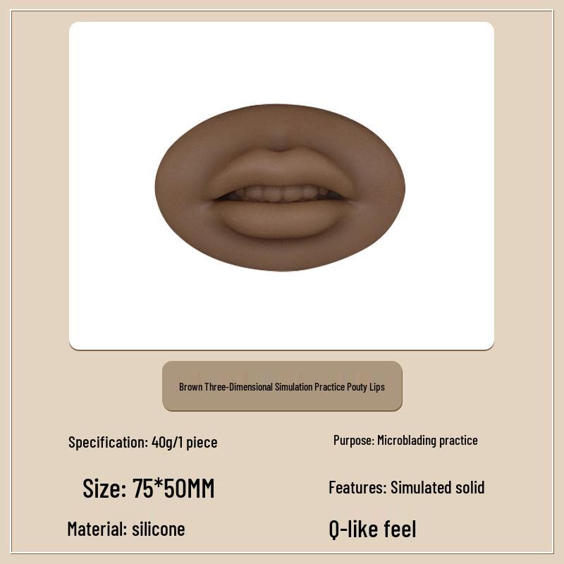 

5D European Lip Silicone Practice Skin for Permanent Makeup Beginners