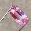 16.10 Ct Natural Certified Bi Color Tourmaline Cushion Cut Loose Gemstone