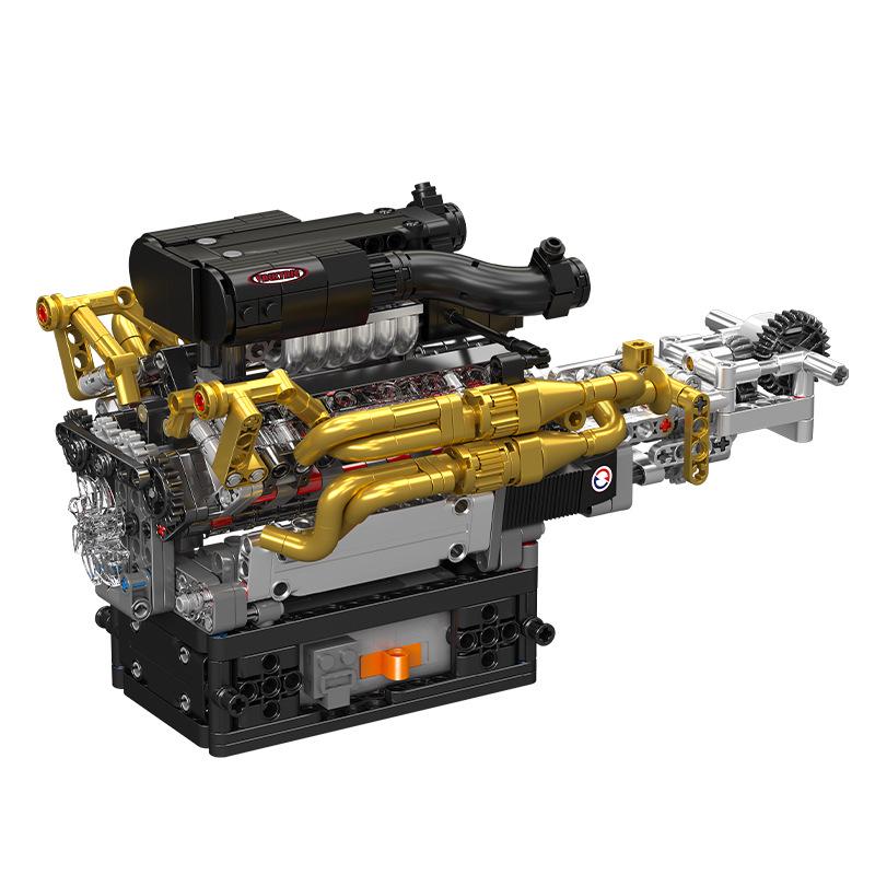 Yuxing Model King Valkyrie V12 Engine 2025 Building Block Toy