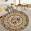 Rose Gorgeous Round Area Rug,Carpet Rug for Living Room Bedroom Sofa Playroom Decor,Non-slip Floor Mat62