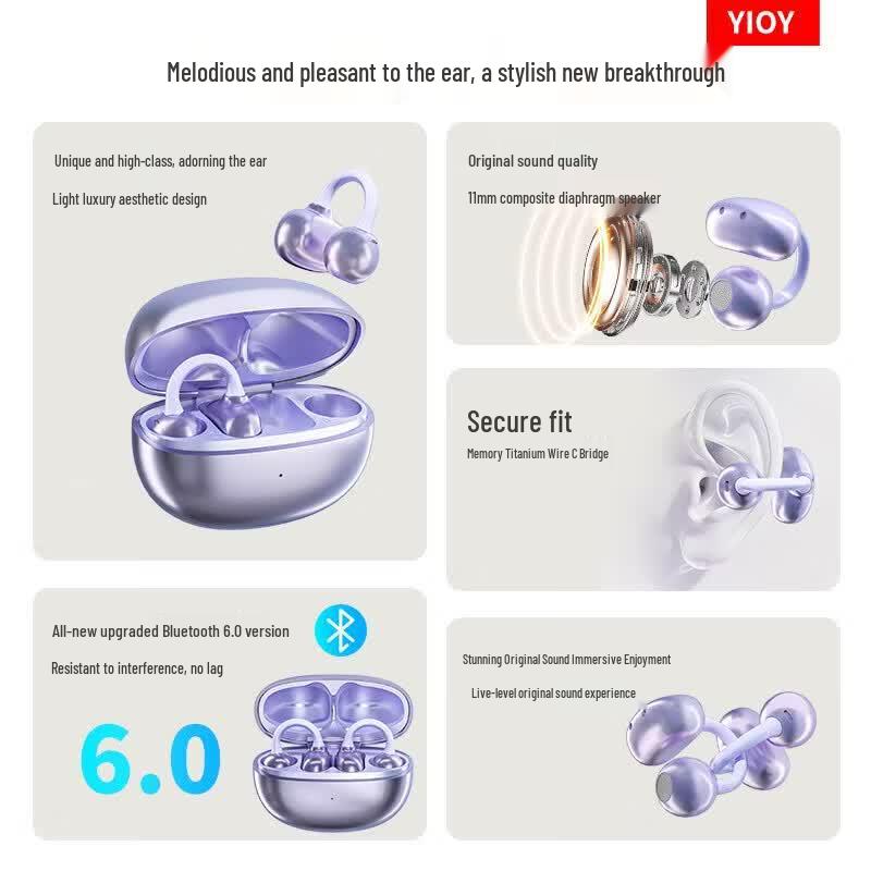 Yingyu S5S Open-Ear Bluetooth Sports Headphones