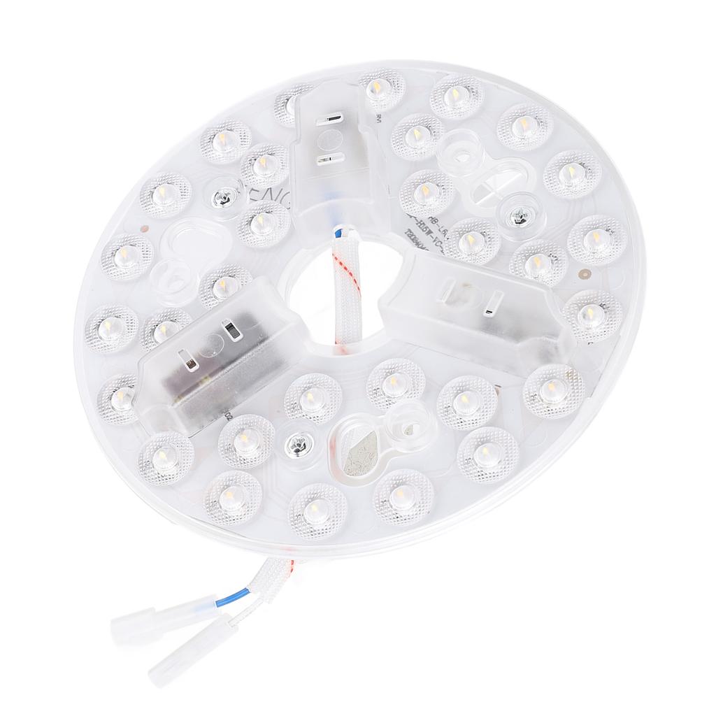 5.3 Inch Ceiling Fan LED Light Replacement 3000K 4200K 6500K 3 Color Temperature 15W Round LED Light Retrofit Kit 95 to