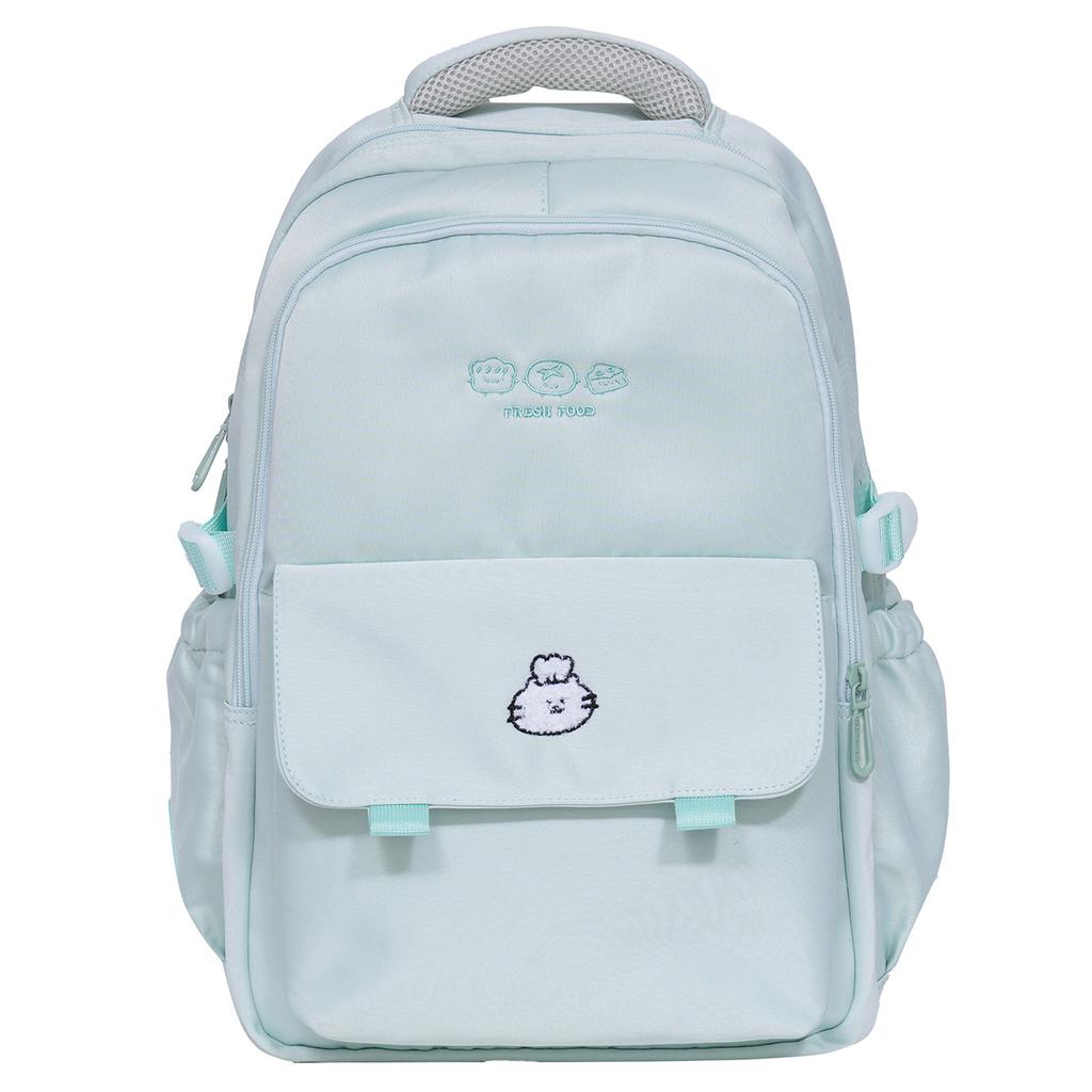 Schoolbag Cute Cure Soft Moe Cartoon Embroidered Backpack Female Milk Fufu Taro Purple Primary and Secondary School Student Lightweight Backpack