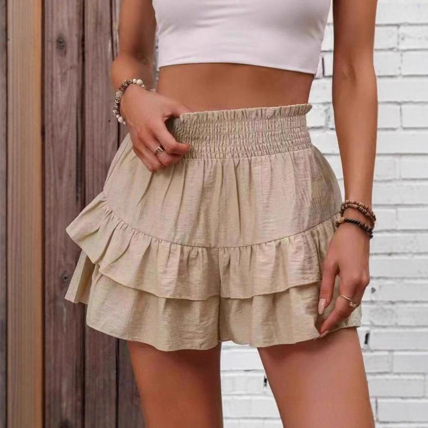 Summer's New Fashion Women's Wide-leg Shorts with A Good Drape and Versatile Casual Culottes