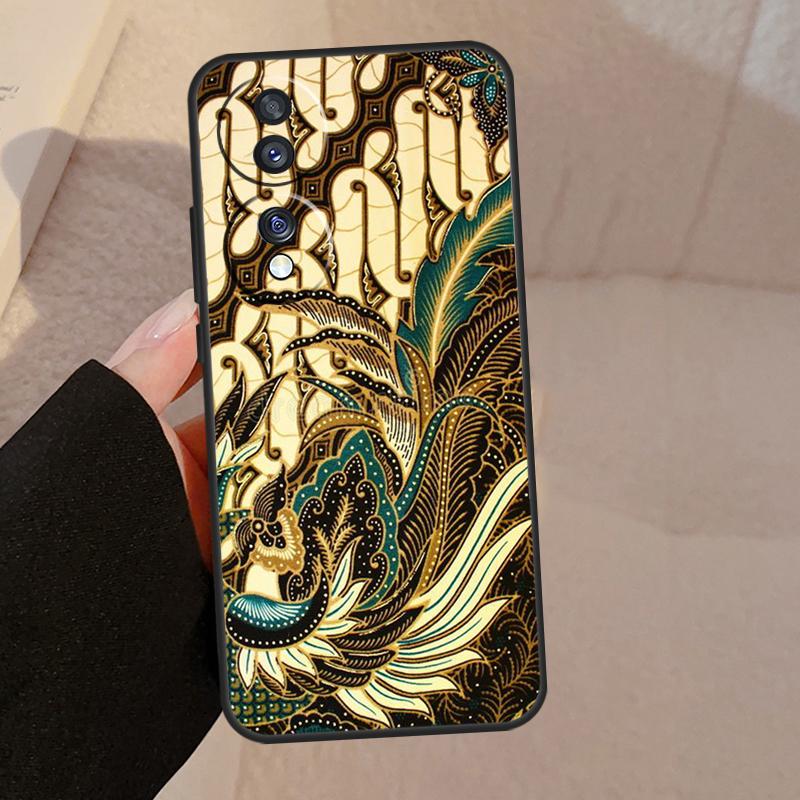 Batik Pattern For Honor Magic 7 Pro 5 6 V5 Case For Honor 200 400 50 70 90 Lite X8a X8b X9a X9b X9c Cover