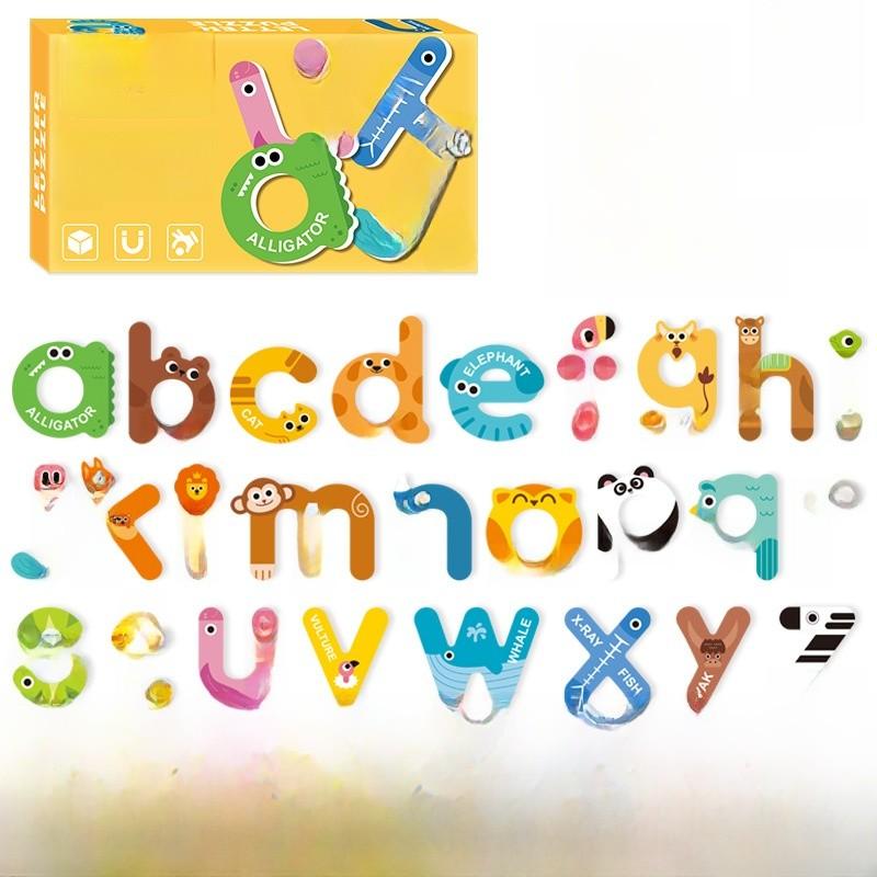 Fruits Shape Magnetic Puzzle For Kids With Abc Letter Learning And Diy Fun