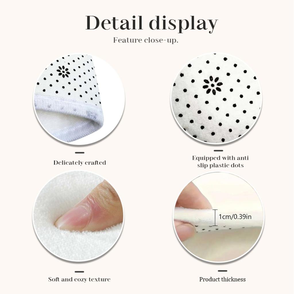 1Pcs Anti Fatigue Kitchen Rugs,   Flowers Print Waterproof Non-Slip Thick Cushioned Kitchen Mat Heavy Duty Comfort Standing Mat for Kitchen