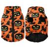 Dog Jacket Small Medium Dogs Cats Party Puppy Costume Warm Pumpkin Print Pet Coat Cute Schnauzer Chihuahua Vest Coat