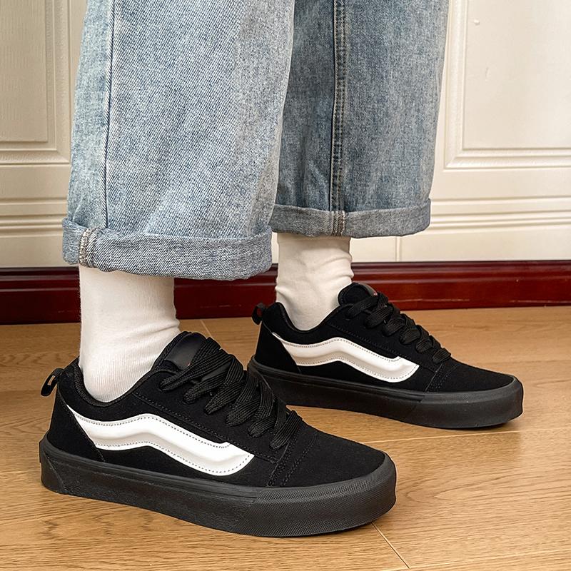 Zapatillas de Lona Casuales Retro Unisex Diseño de Nicho Zapatos de Caña Baja para Pareja Tallas 35-44 para Streetwear Caminar Viajar y Uso Diario