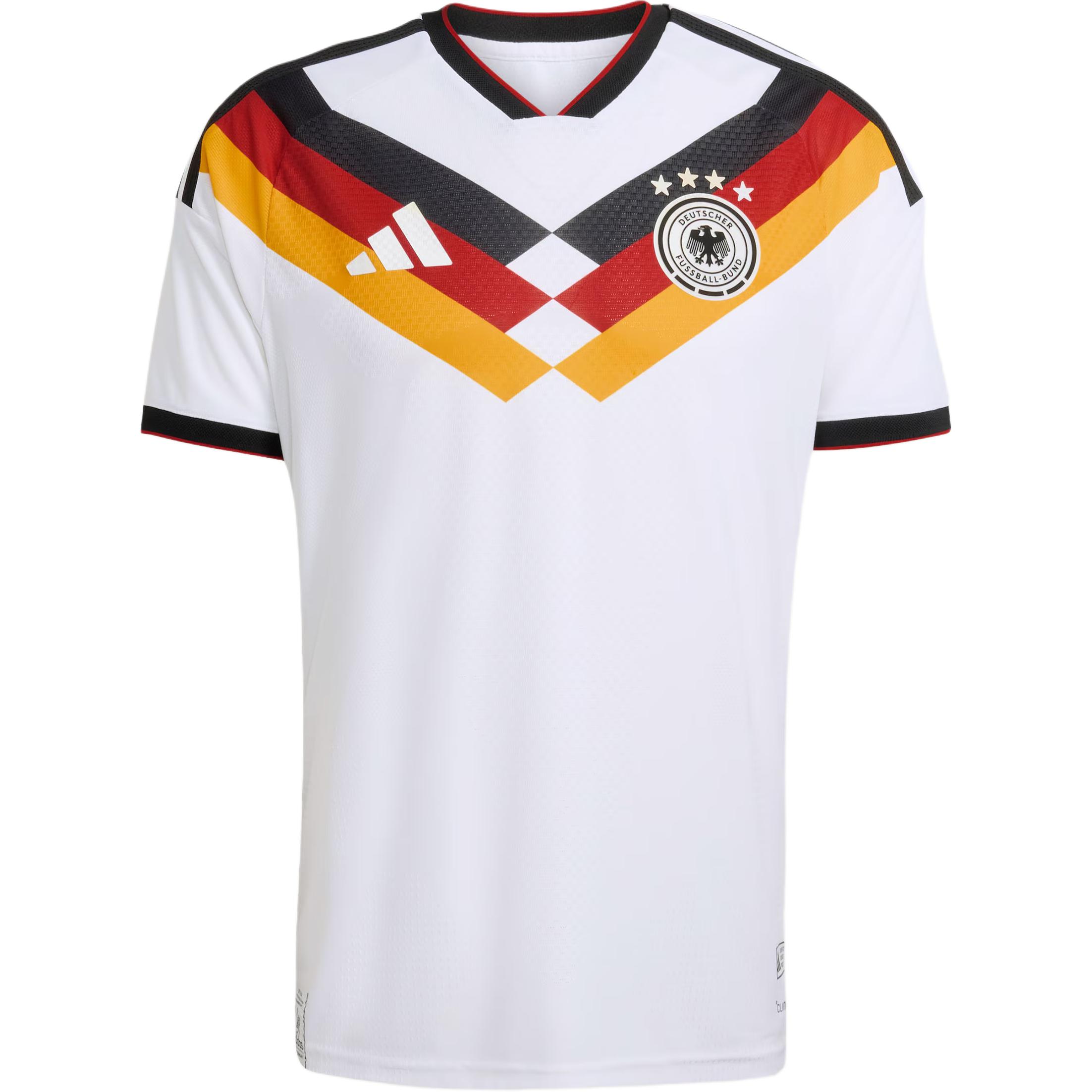 

Adidas Germany FW25 Home Authentic Jersey World Cup 26 Season Player Version Quick-Dry Slim Fit Short Sleeve Football Shirt Unisex jersey JN2066 S