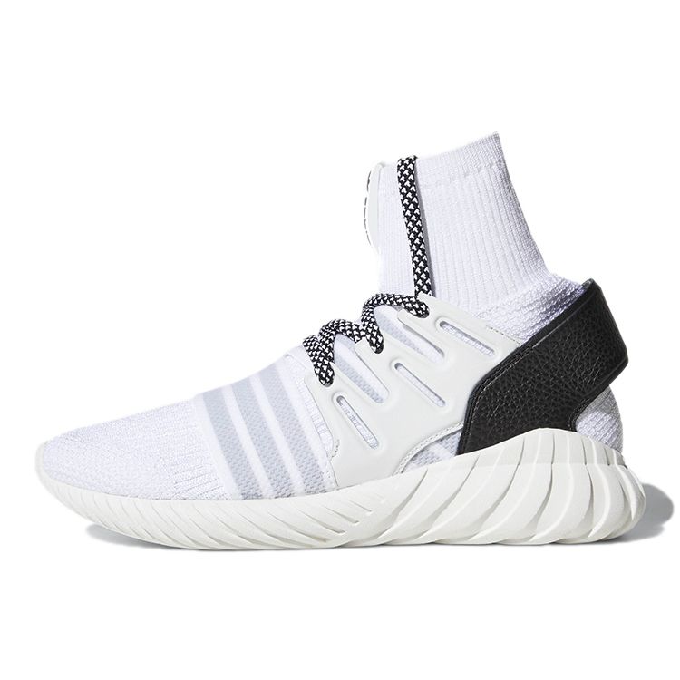Adidas Originals Tubular Comfortable Versatile Durable High-Top Lifestyle Casual Shoes Unisex Sneakers White CQ0936