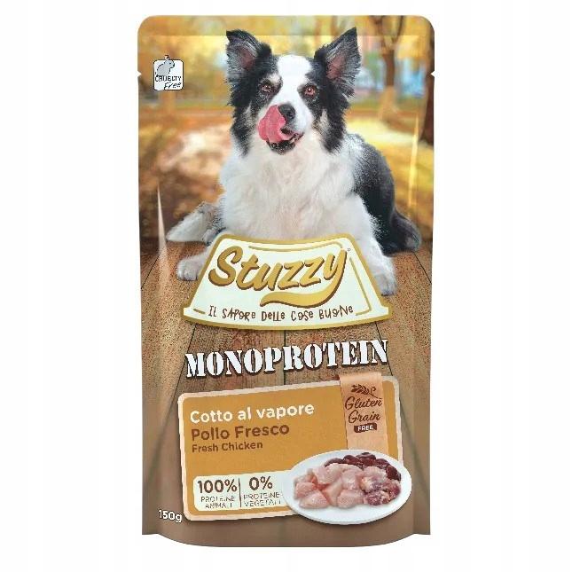 STUZZY Pouch Grain Free Monoprotein FRESH Chicken 24x150g