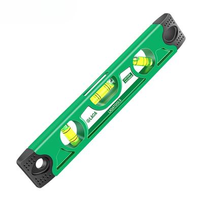 230MM Laser Wasserwaage Lineal Winkelmesser Finder Horizontal Vertikal Kreuzlinien Nivelliergerät Maßband