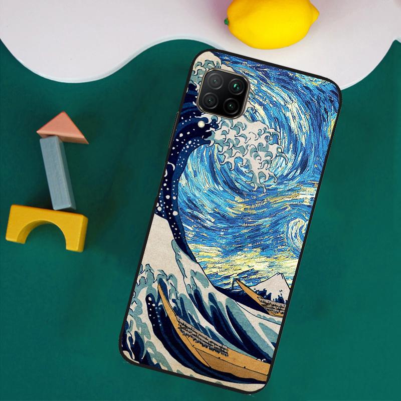 

Paintings Starry Night Van Gogh For Huawei Nova Y61 Y91 Y73 Y72 Y70 Y60 Y90 12s 12i 11i 8i 9 10 SE P30 P40 Lite P60 Pro Case Huawei Nova 3i