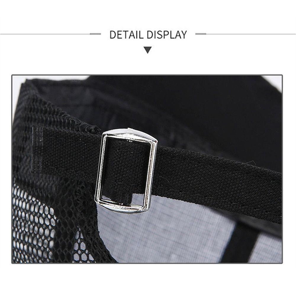 Breathable Sun Visor Hat Adjustable Peaked Cap Fashion Sunscreen Hat  Summer