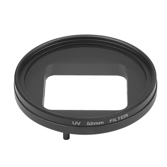 52mm UV Filter for GoPro Hero 7 5 6 Black Action Camera with Lens Cover Mount