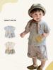 2026 Boys' Cartoon Print Short-Sleeve Set: Breathable and Skin-Friendly Two-Piece for Summer