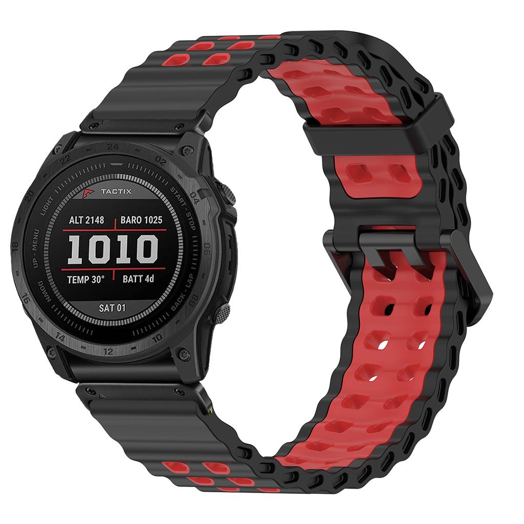 26mm Strap For Garmin Fenix 8 51mm Sport Silicone Wristband for Garmin Fenix 7XPro Instinst 3 Instinct 2X Solar Enduro 3 2 Band
