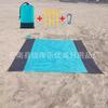 Waterproof Foldable Picnic Blanket Camping Beach Outdoor Use 210x200cm With Sandbags 2-4 Person
