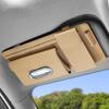 Visor Organizer Auto Storage Bag Sunglasses Holder Visor Card Holder Sun Visor Pouch Tissue Holder Truck Visor Organizer For