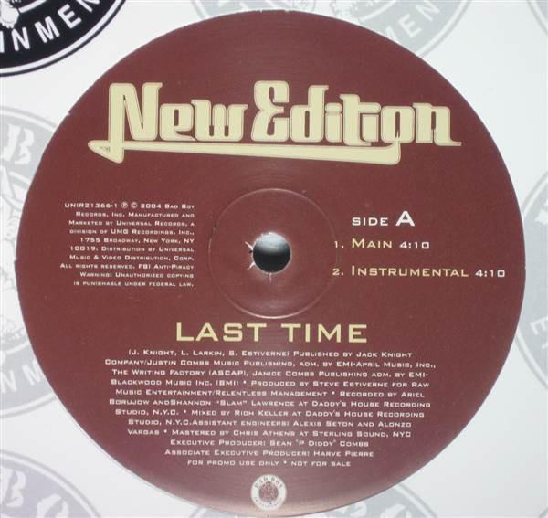

12-дюймовая пластинка НОВОЕ ИЗДАНИЕ - Последнее время UNIR213661PROMO Bad Boy Enterta 2004 US Rap & Hip-Hop/R&B Б/У