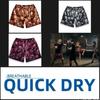 Dark Graphic Skull Ghost Demon Training Muay Thai Kickboxing Boxing MMA Print Shorts Unisex Gym Fitness Workout Quick Dry Elastic Waist