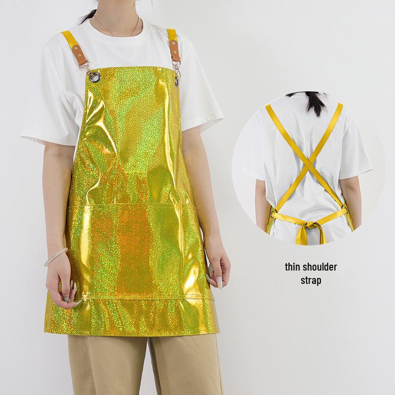 Custom Logo Waterproof Apron for Hairdressing, Dyeing, and Nail Art