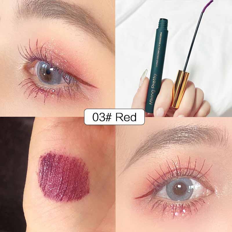 Smudge Proof Waterproof Mascara Curling Eye Lash Lengthening Makeup Volume Mascara Makeup Tool