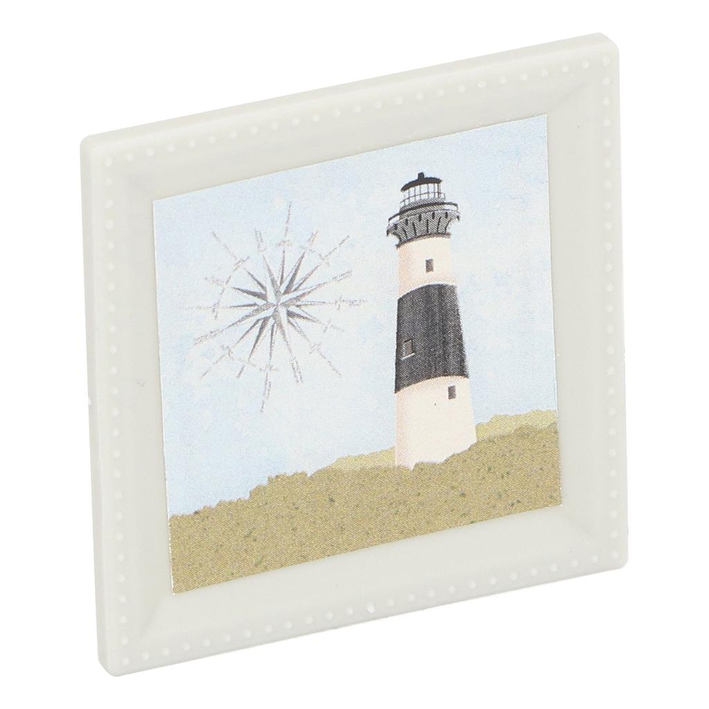 4pcs 1:12 Dollhouse Paintings Picture Mediterranean Style 1/12 Miniature Framed Wall Art Miniature