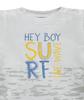 T-Shirt Chłopięcy, Biały, Surf, Kanz